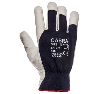 Перчатки CABRA из зернистой кожи, размер 11.