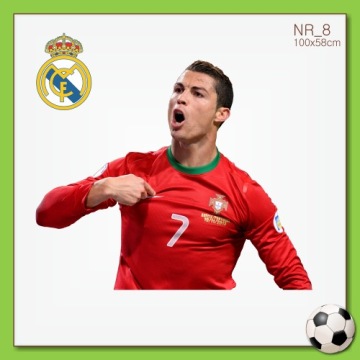 НАСТЕННЫЕ НАКЛЕЙКИ ФУТБОЛИСТЫ ХИТ 100 СМ