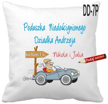 Poduszka na Dzień Dziadka Babci z Imieniem wnuków