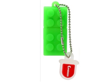 USB-НАКОПИТЕЛЬ LEGO BLOCKS GREEN FUN, 8 ГБ