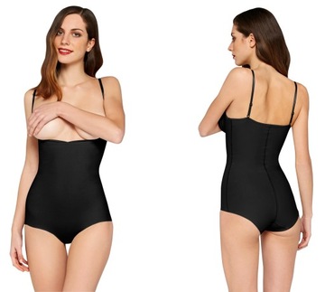 body damskie czarne wyszczuplające S modelujące sylwetkę Doreanse 5910