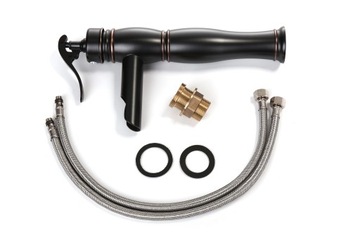 фото ориг. №7, Washbasin faucet retro high black royal