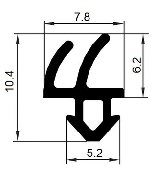 10м+Клей Уплотнители оконные S-1388