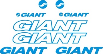 GIANT niebieskie naklejki rower 4-3B RÓŻNE KOLORY
