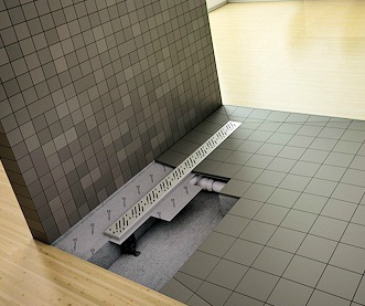 Линейный слив 105 см для плитки RADAWAY толщиной 8-12 мм.