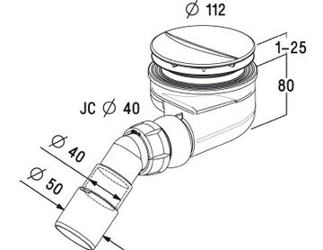 RADAWAY DOROS D COMPACT ДУШЕВОЙ ПОДДОН 110x90см + СИФОН