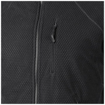 Флисовая кофта Polar Helikon ALPHA TACTICAL Grid Fleece, черная, размер L