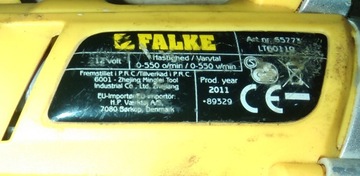 Дрель и отвертка FALKE 12V.