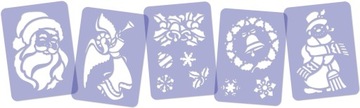 фото ориг. №4, Template to artificial snow stickers sza-xmas-001