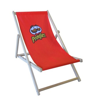 Рекламный шезлонг, корпоративная садовая печать + Дизайн