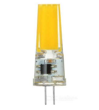 G4 Żarówka LED COB 9W 230V - biała ciepła, MAŁA