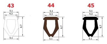 Уплотнитель оконный VEKA S-834x