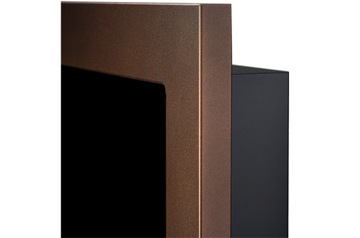 фото ориг. №7, Biofireplace 900x400 brown matte with glass suspended high quality