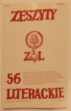 ZESZYTY LITERACKIE 56 4/1996