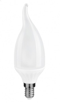 Żarówka LED E14 4W ciepła SMD 2835 płomyk F37
