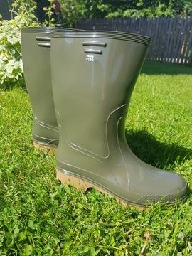 Сапоги Grand Wellington, зеленые резиновые сапоги Demar, польский продукт
