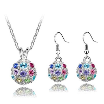 Komplet Shamballa kr. Swarovski Wyjątkowe -35%