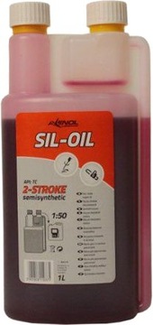 Sil-Oil olej półsyntet 2T czerwony do dwusuwów 1l