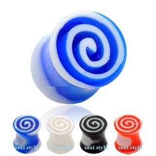 TUNEL TUNELE PLUG SPIRALA 8 mm KOLOR DO WYBORU