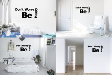 Деревянная настенная надпись 3D -Dont worry be Happy
