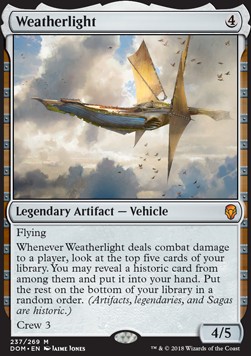 Weatherlight - legendarny vehicle @@@@