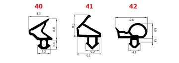 Уплотнители оконные S-1188