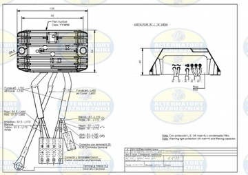 REF4491 SAPRISA Регулятор напряжения Hatz Diesel 12В