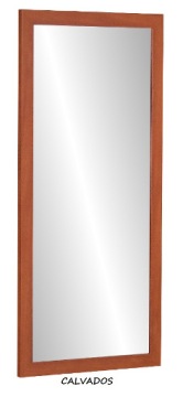 ЗЕРКАЛО в раме 140Х50 ВЕНГЕ БЕЛЫЙ ДУБ SONOMA COLORS