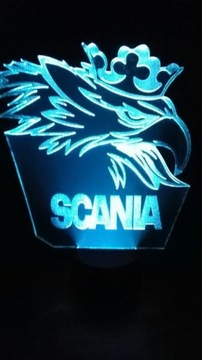 scania logo lampka led