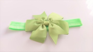 OPASKA KOKARDA na włosy dla dzieci ZIELONA kr