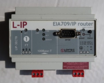 Loytec L-IP EIA709/IP router LIP-3ECTB