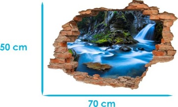 Самоклеящиеся 3D наклейки на стену ВИД 70х50см