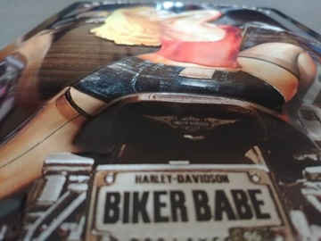 Металлическая вывеска HARLEY-DAVIDSON BIKER BABE