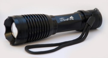 УФ ультрафиолетовый фонарь UltraFire ZOOM +2 батарейки + аксессуары