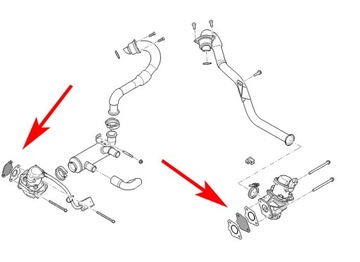 044 Заглушка EGR FORD CITROEN VOL 1.4 1.6 TDCi HDI