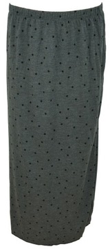 TEZENIS CALZEDONIA spódnica długa groszki grafit S