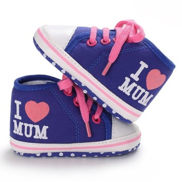 ДЕТСКИЕ КРОССОВКИ I LOVE MUM 6-12 МЕСЯЦЕВ