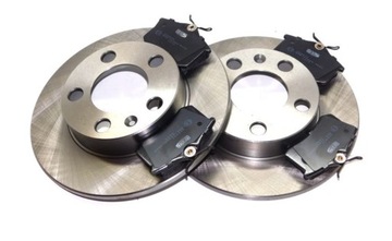 Klocki i tarcze tylne VW GOLF 4 IV BEETLE OCTAVIA