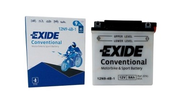 АККУМУЛЯТОР ДЛЯ МОТОЦИКЛА EXIDE BIKE 12N9-4B-1/YB9-B