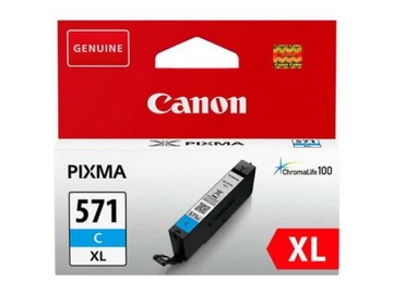 Tusz org. Canon CLI-571 XL Cy MG5750 MG6850 MG7750