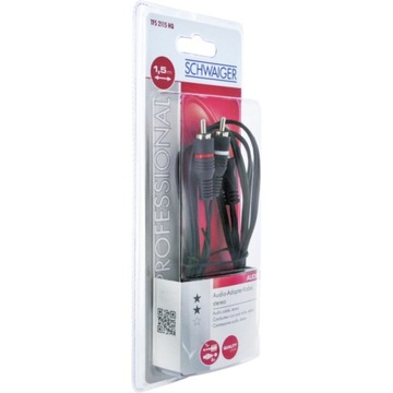 KABEL PRZEWÓD AUX JACK 3,5mm RCA Cinch STEREO 1,5m