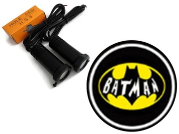 ŚWIATŁA LED POWITALNE LOGO BATMAN SUPER MOCNE 2x7W