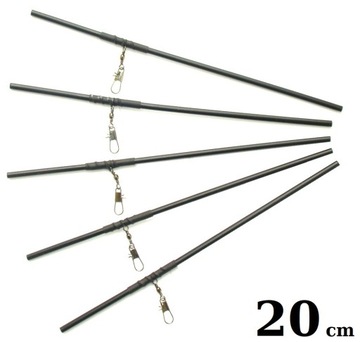 5 x MOCNA RURKA ANTYSPLĄTANIOWA PROSTA / 20 cm /