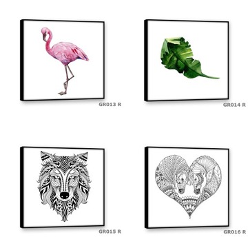 Картины на холсте 40х40 Современная картина ЛИСТЬЯ