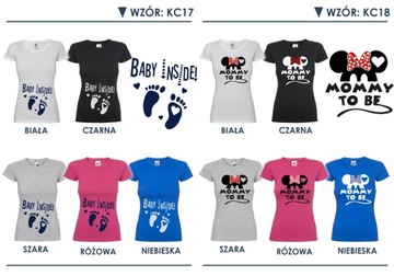 KOSZULKA CIĄŻOWA KC DLA PRZYSZŁEJ MAMY STYLOWA! XL