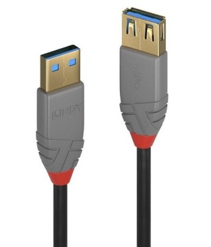 USB 3.0 A - A УДЛИНИТЕЛЬНЫЙ КАБЕЛЬ LINDY 36760 0,5 м