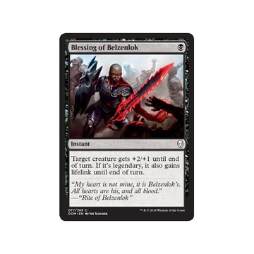 MTG 4x Blessing of Belzenlok