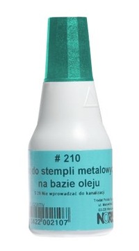 Olejowy tusz do stempli Noris 210 25 ml zielony