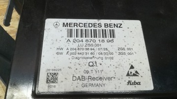 MERCEDES W212 DAB РАДИОМОДУЛЬ 2048701896