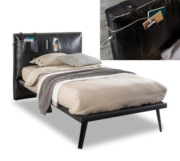 CILEK ŁÓŻKO XL 120x200cm z serii Dark Metal